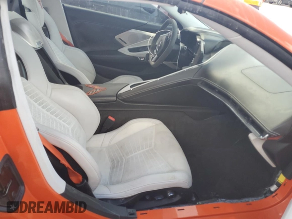 2020 Chevrolet Corvette 3LT with VIN 1G1Y83D40L5111321, listed as a Copart auction lot 77234354 with 0 mi miles and Salvage Title. Bid and sale history available at carsss.com. Image 10.