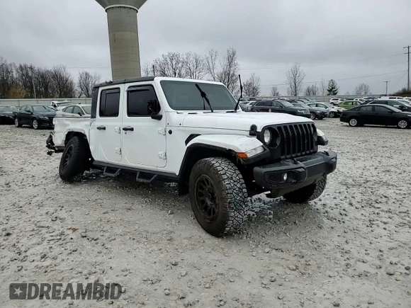 2022 Jeep Gladiator Sport S with VIN 1C6HJTAG5NL168498, listed as a Copart auction lot 81264854 with 26,642 mi miles and Salvage title. Bid and sale history available at DreamBid. Image 14.