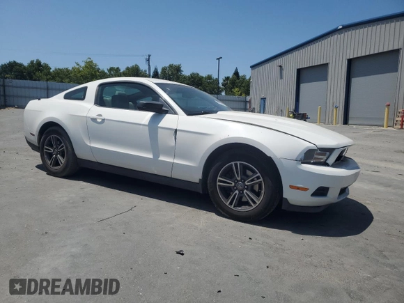 2012 Ford Mustang Premium with VIN 1ZVBP8AM0C5283038, listed as a Copart auction lot 58961615 with 140,727 mi miles and Salvage title. Bid and sale history available at DreamBid. Image 4.