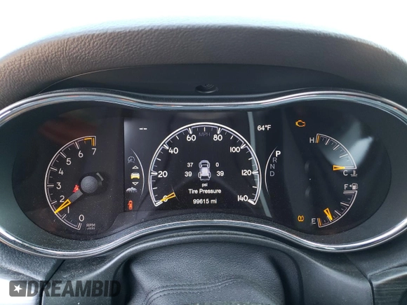 2019 Jeep Grand Cherokee Limited with VIN 1C4RJFBGXKC843402, listed as a Copart auction lot 57148265 with 96,615 mi miles and Salvage title. Bid and sale history available at DreamBid. Image 9.