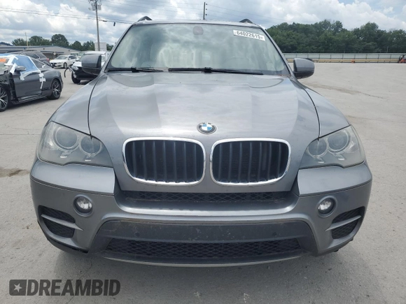 2012 BMW X5 35i with VIN 5UXZV4C59CL991689, listed as a Copart auction lot 64022615 with 208,620 mi miles and Salvage title. Bid and sale history available at DreamBid. Image 5.