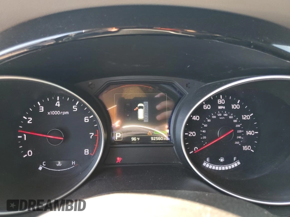 2015 Kia Sedona SX-L with VIN KNDME5C17F6035628, listed as a Copart auction lot 72716414 with 92,560 mi miles and Salvage Title. Bid and sale history available at carsss.com. Image 9.