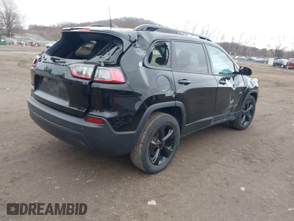2019 Jeep Cherokee Latitude Plus with VIN 1C4PJMLB6KD389996, listed as a IAAI auction lot 41849419 with 60,122 mi miles. Bid and sale history available at carsss.com. Image 4.