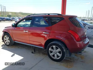 2007 Nissan Murano SL with VIN JN8AZ08W17W646257, listed as a IAAI auction lot 41935488 with 202,225 mi miles and . Bid and sale history available at DreamBid. Image 14.