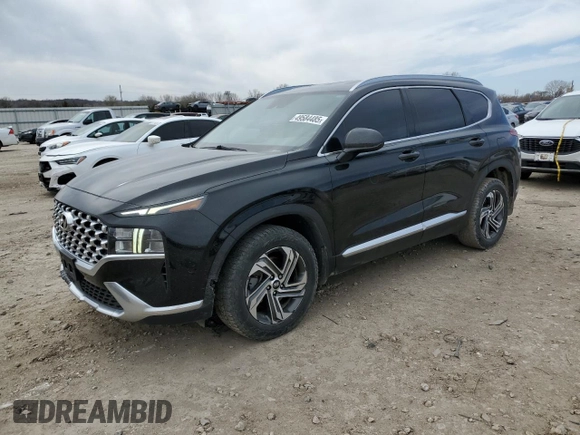 2022 Hyundai Santa Fe SEL with VIN 5NMS24AJ1NH429706, listed as a Copart auction lot 49584485 with 83,535 mi miles and Salvage Title. Bid and sale history available at DreamBid. Image 1.