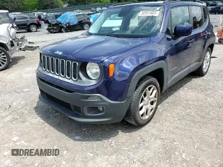 2017 Jeep Renegade Latitude with VIN ZACCJABB7HPE45338, listed as a Copart auction lot 56951665 with 168,286 mi miles and Salvage title. Bid and sale history available at DreamBid. Image 15.