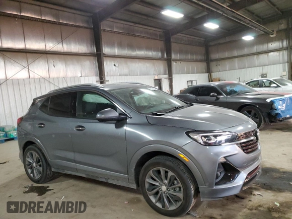2022 Buick Encore GX Essence with VIN KL4MMGSLXNB018646, listed as a Copart auction lot 88899385 with 15,757 mi miles and Salvage title. Bid and sale history available at DreamBid. Image 4.