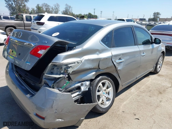 2014 Nissan Sentra SR with VIN 3N1AB7AP6EL698081, listed as a IAAI auction lot 41984797 with 64,384 mi miles. Bid and sale history available at carsss.com. Image 6.