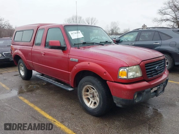 2008 Ford Ranger XL with VIN 1FTYR14E58PA42848, listed as a IAAI auction lot 41720150 with 55,376 mi miles. Bid and sale history available at carsss.com. Image 1.