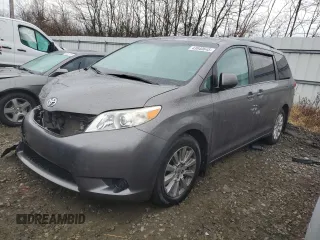 2013 Toyota Sienna LE with VIN 5TDJK3DC9DS060009, listed as a Copart auction lot 43040645 with 171,369 mi miles and Salvage Title. Bid and sale history available at carsss.com. Image 1.