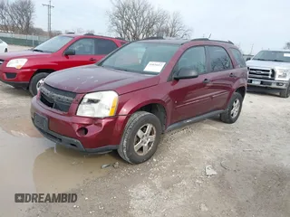 2007 Chevrolet Equinox LS with VIN 2CNDL13F576013693, listed as a IAAI auction lot 41834412 with 204,636 mi miles. Bid and sale history available at carsss.com. Image 2.