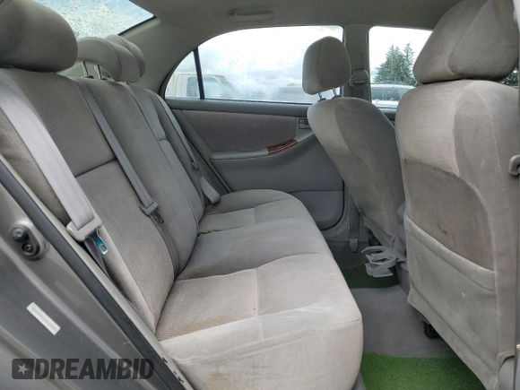 2005 Toyota Corolla CE with VIN 1NXBR32EX5Z407487, listed as a Copart auction lot 61650235 with 233,561 mi miles and Salvage title. Bid and sale history available at DreamBid. Image 10.