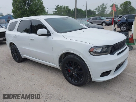 2017 Dodge Durango R/T with VIN 1C4SDJCT5HC861063, listed as a IAAI auction lot 42504678 with 107,705 mi miles and . Bid and sale history available at DreamBid. Image 1.