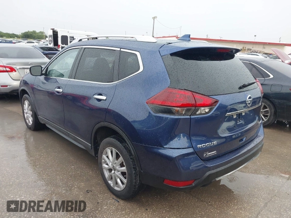 2020 Nissan Rogue S with VIN KNMAT2MV7LP524044, listed as a IAAI auction lot 42119954 with 35,499 mi miles. Bid and sale history available at carsss.com. Image 3.
