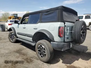 2023 Ford Bronco z VIN 1FMEE5BP2PLB81217, wystawiony jako Copart lot #50235305 z przebiegiem 16 343 mil mil oraz Szkoda całkowita • Salvage title. Historia ofert i sprzedaży dostępna na DreamBid. Obrazek 2.