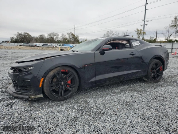 2022 Chevrolet Camaro 1SS with VIN 1G1FF1R73N0130465, listed as a Copart auction lot 42152125 with 53,097 mi miles and Salvage Title. Bid and sale history available at carsss.com. Image 1.