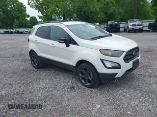 2018 Ford EcoSport SES with VIN MAJ6P1CL1JC248961, listed as a IAAI auction lot 41918876 with 65,264 mi miles and . Bid and sale history available at DreamBid. Image 1.