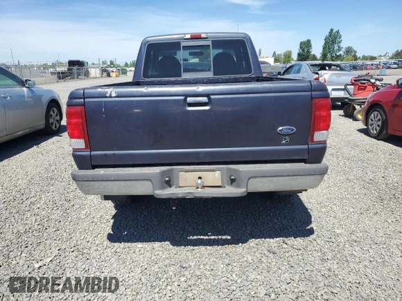 2000 Ford Ranger XL with VIN 1FTYR14V0YPC18463, listed as a Copart auction lot 55882765 with 115,395 mi miles and Clean Title. Bid and sale history available at carsss.com. Image 6.