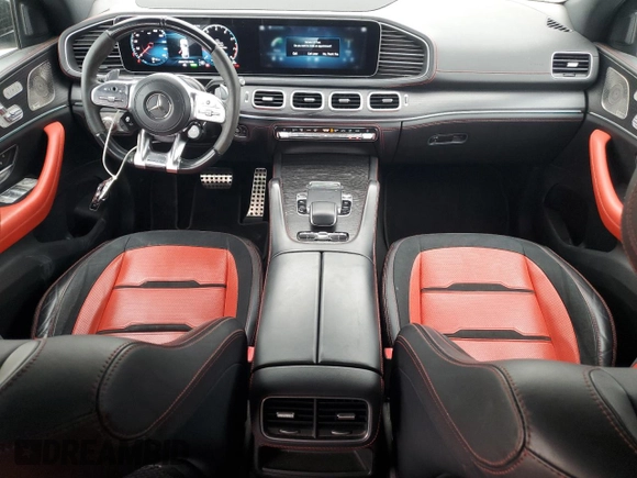2022 Mercedes-Benz GLE 53 AMG with VIN 4JGFD6BB5NA594422, listed as a Copart auction lot 52008115 with 63,369 mi miles and Salvage title. Bid and sale history available at DreamBid. Image 8.