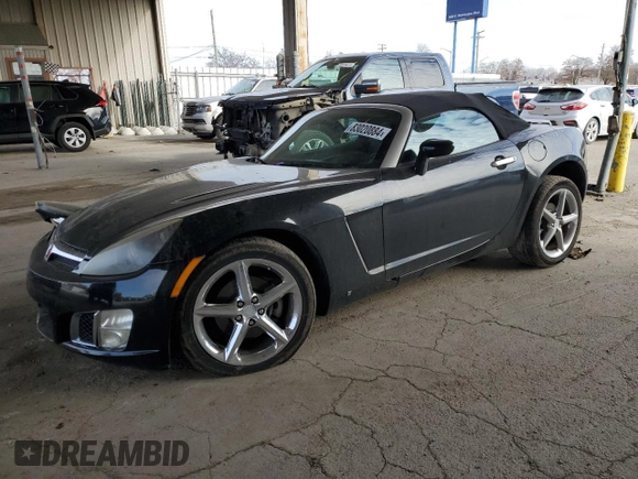 2008 Saturn Sky Red Line z VIN 1G8MG35X98Y108905, wystawiony jako Copart lot #83020884 z przebiegiem Nie podano mil oraz Szkoda całkowita • Salvage title. Historia ofert i sprzedaży dostępna na DreamBid. Obrazek 1.