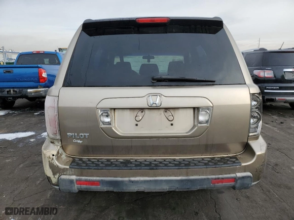 2007 Honda Pilot LX with VIN 5FNYF28197B042611, listed as a Copart auction lot 45709445 with 163,573 mi miles and Salvage Title. Bid and sale history available at carsss.com. Image 6.