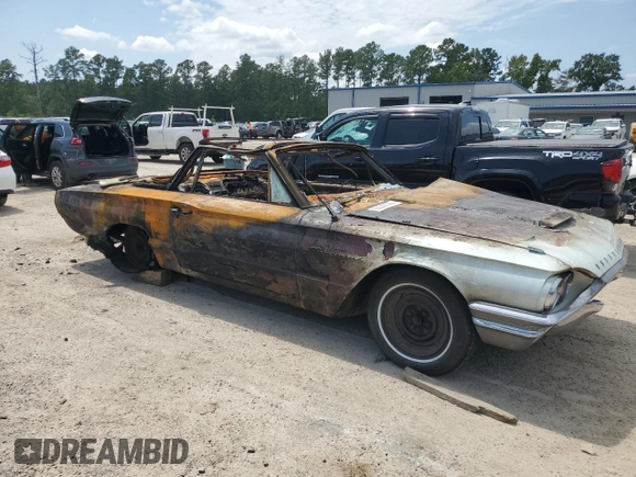 1964 Ford Thunderbird with VIN 4Y85Z179385, listed as a Copart auction lot 68340744 with Not Provided miles and Salvage Title. Bid and sale history available at DreamBid. Image 4.