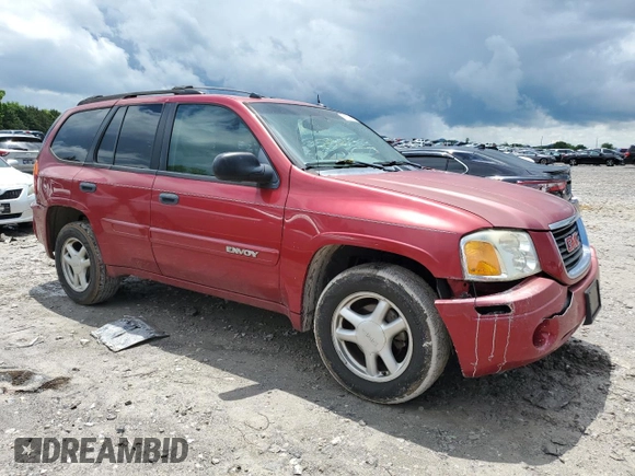 2005 GMC Envoy SLE z VIN 1GKDT13S752203494, wystawiony jako Copart lot #56150605 z przebiegiem 243 475 mil mil oraz Szkody całkowita. Historia ofert i sprzedaży dostępna na DreamBid. Obrazek 4.