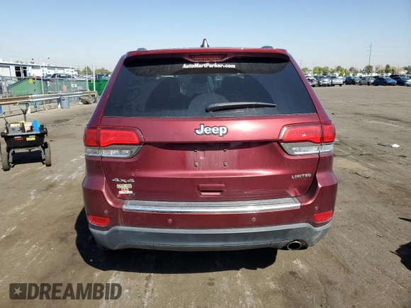 2022 Jeep Grand Cherokee WK Limited with VIN 1C4RJFBG9NC109869, listed as a Copart auction lot 74038634 with 38,135 mi miles and Salvage Title. Bid and sale history available at carsss.com. Image 6.