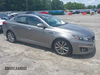 2014 Kia Optima SX Turbo with VIN 5XXGR4A64EG349263, listed as a IAAI auction lot 42486331 with 128,000 mi miles and . Bid and sale history available at DreamBid. Image 1.