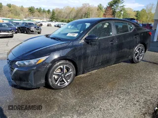2024 Nissan Sentra SV with VIN 3N1AB8CV3RY273251, listed as a Copart auction lot 55443775 with 27,499 mi miles and Clean Title. Bid and sale history available at DreamBid. Image 1.