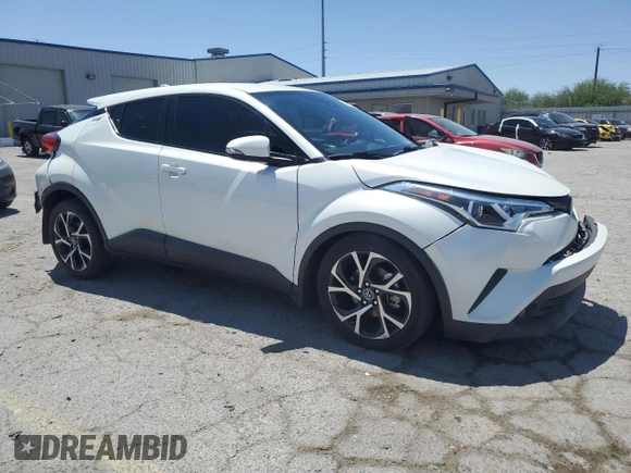 2018 Toyota C-HR XLE with VIN NMTKHMBX5JR042017, listed as a Copart auction lot 57630085 with 36,614 mi miles and Salvage title. Bid and sale history available at DreamBid. Image 4.