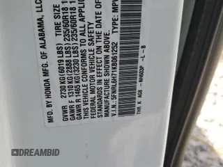2019 Honda Odyssey EX-L z VIN 5FNRL6H71KB061252, wystawiony jako Copart lot #56358015 z przebiegiem 75 556 mil mil oraz Szkoda całkowita • Salvage title. Historia ofert i sprzedaży dostępna na DreamBid. Obrazek 14.