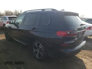 2021 BMW X7 xDrive40i z VIN 5UXCW2C00M9E47322, wystawiony jako Copart lot #47989584 z przebiegiem 57 032 mil mil oraz Szkoda całkowita • Salvage title. Historia ofert i sprzedaży dostępna na DreamBid. Obrazek 2.