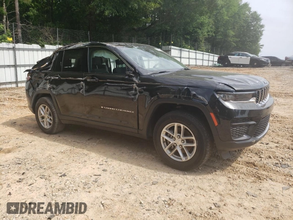 2023 Jeep Grand Cherokee Laredo with VIN 1C4RJGAG0PC534682, listed as a Copart auction lot 56981675 with 16,749 mi miles and Salvage title. Bid and sale history available at DreamBid. Image 4.