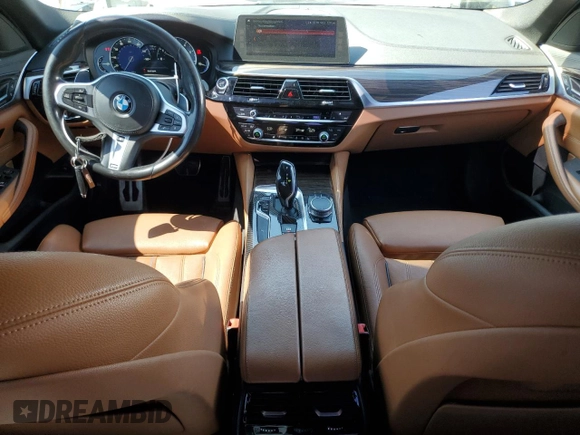 2018 BMW 5 Series 530i with VIN WBAJA5C59JWA35964, listed as a Copart auction lot 49891975 with 111,809 mi miles and Salvage Title. Bid and sale history available at DreamBid. Image 8.
