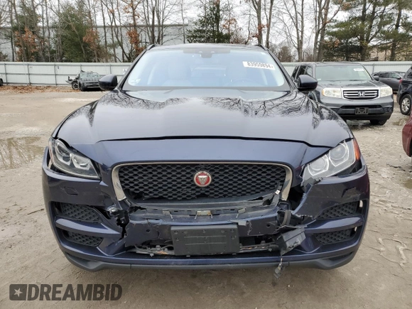 2018 Jaguar F-Pace 35t Prestige with VIN SADCK2EVXJA242611, listed as a Copart auction lot 83959894 with 106,307 mi miles and Salvage title. Bid and sale history available at DreamBid. Image 5.