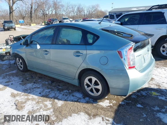 2013 Toyota Prius One z VIN JTDKN3DU3D1617773, wystawiony jako IAAI lot #41369560 z przebiegiem 91 962 mil mil oraz . Historia ofert i sprzedaży dostępna na DreamBid. Obrazek 3.