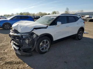 2023 Chevrolet Blazer LT with VIN 3GNKBDRS0PS121541, listed as a Copart auction lot 56396645 with 36,097 mi miles and Clean title. Bid and sale history available at DreamBid. Image 1.