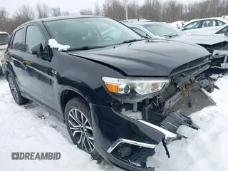 2019 Mitsubishi Outlander Sport ES 2.0 with VIN JA4AP3AU3KU001877, listed as a IAAI auction lot 41208032 with 67,964 mi miles. Bid and sale history available at carsss.com. Image 1.