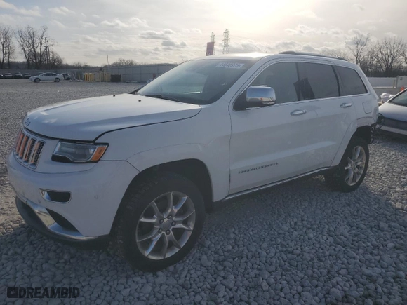 2016 Jeep Grand Cherokee Summit with VIN 1C4RJFJM8GC316456, listed as a Copart auction lot 44545975 with 150,104 mi miles and Salvage Title. Bid and sale history available at carsss.com. Image 1.