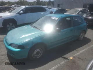 1994 Honda Civic z VIN 2HGEH2463RH527081, wystawiony jako Copart lot #66041214 z przebiegiem 150 121 mil mil oraz Szkoda całkowita • Salvage title. Historia ofert i sprzedaży dostępna na DreamBid. Obrazek 1.