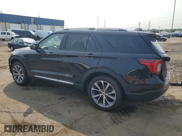 2025 Ford Explorer Platinum с VIN 1FMWK8HC2SGA51085, выставлен на аукционе Copart как лот 59028545 с пробегом 1 771 миль миль и Чистый • Clean title. История ставок и продаж доступна на DreamBid. Изображение 2.