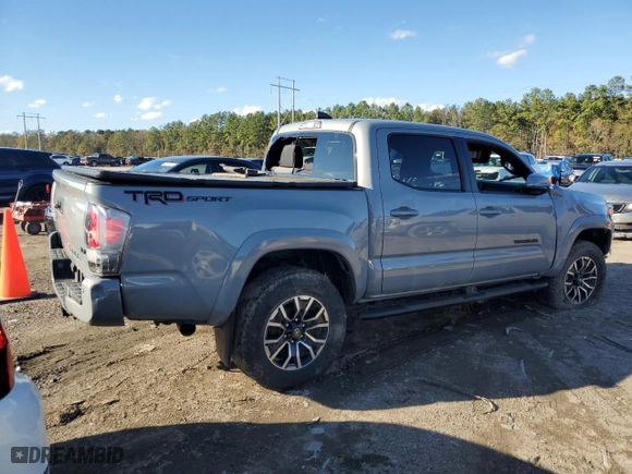 2021 Toyota Tacoma 2WD SR5 with VIN 5TFAZ5CN8MX107437, listed as a Copart auction lot 86711754 with 55,849 mi miles and Salvage Title. Bid and sale history available at carsss.com. Image 3.