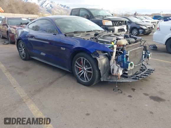 2016 Ford Mustang GT with VIN 1FA6P8CF6G5236224, listed as a IAAI auction lot 41484075 with 72,761 mi miles. Bid and sale history available at carsss.com. Image 1.