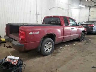 2006 Dodge Dakota SLT with VIN 1D7HW42N56S609685, listed as a Copart auction lot 43052435 with 222,136 mi miles and Non Repairable. Bid and sale history available at carsss.com. Image 3.