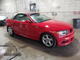 2008 BMW 1 Series 135i with VIN WBAUN93528VF55156, listed as a Copart auction lot 49121095 with Not Provided miles and Salvage Title. Bid and sale history available at carsss.com. Image 4.