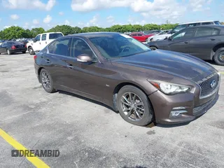 2017 Infiniti Q50 3.0t Premium with VIN JN1EV7AP5HM740257, listed as a IAAI auction lot 41521837 with 78,763 mi miles. Bid and sale history available at carsss.com. Image 1.