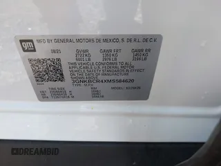 2021 Chevrolet Blazer LT z VIN 3GNKBCR4XMS584620, wystawiony jako IAAI lot #39878731 z przebiegiem 20 731 mil mil oraz . Historia ofert i sprzedaży dostępna na DreamBid. Obrazek 9.