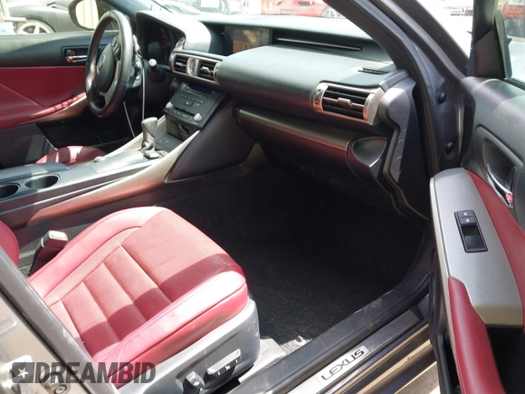 2015 Lexus IS 350 with VIN JTHCE1D28F5006381, listed as a IAAI auction lot 41953698 with 127,688 mi miles and . Bid and sale history available at DreamBid. Image 5.