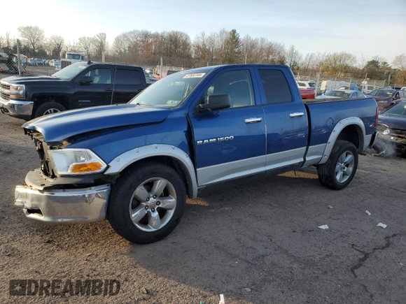 2011 Ram 1500 ST with VIN 1D7RV1GP8BS562162, listed as a Copart auction lot 47855165 with 120,367 mi miles and Salvage Title. Bid and sale history available at carsss.com. Image 1.